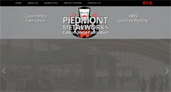 Desktop Screenshot of piedmontmetalworks.com